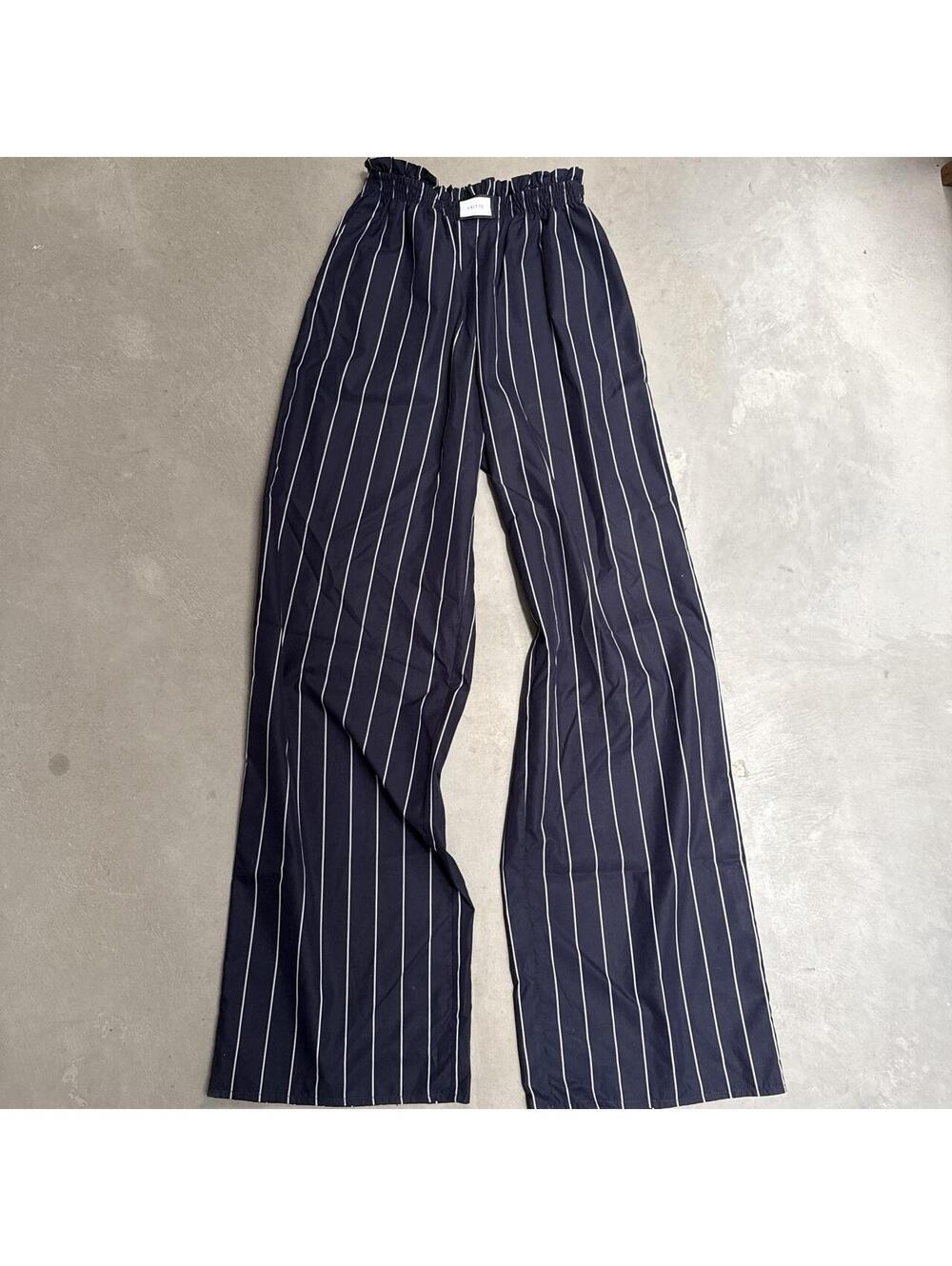 Women's Navy and Black Trousers